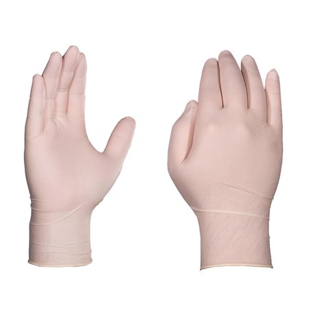 Gloveplus Latex Disposable Gloves, Latex, Powder-Free, S, 100 PK, Ivory GPPFT42100